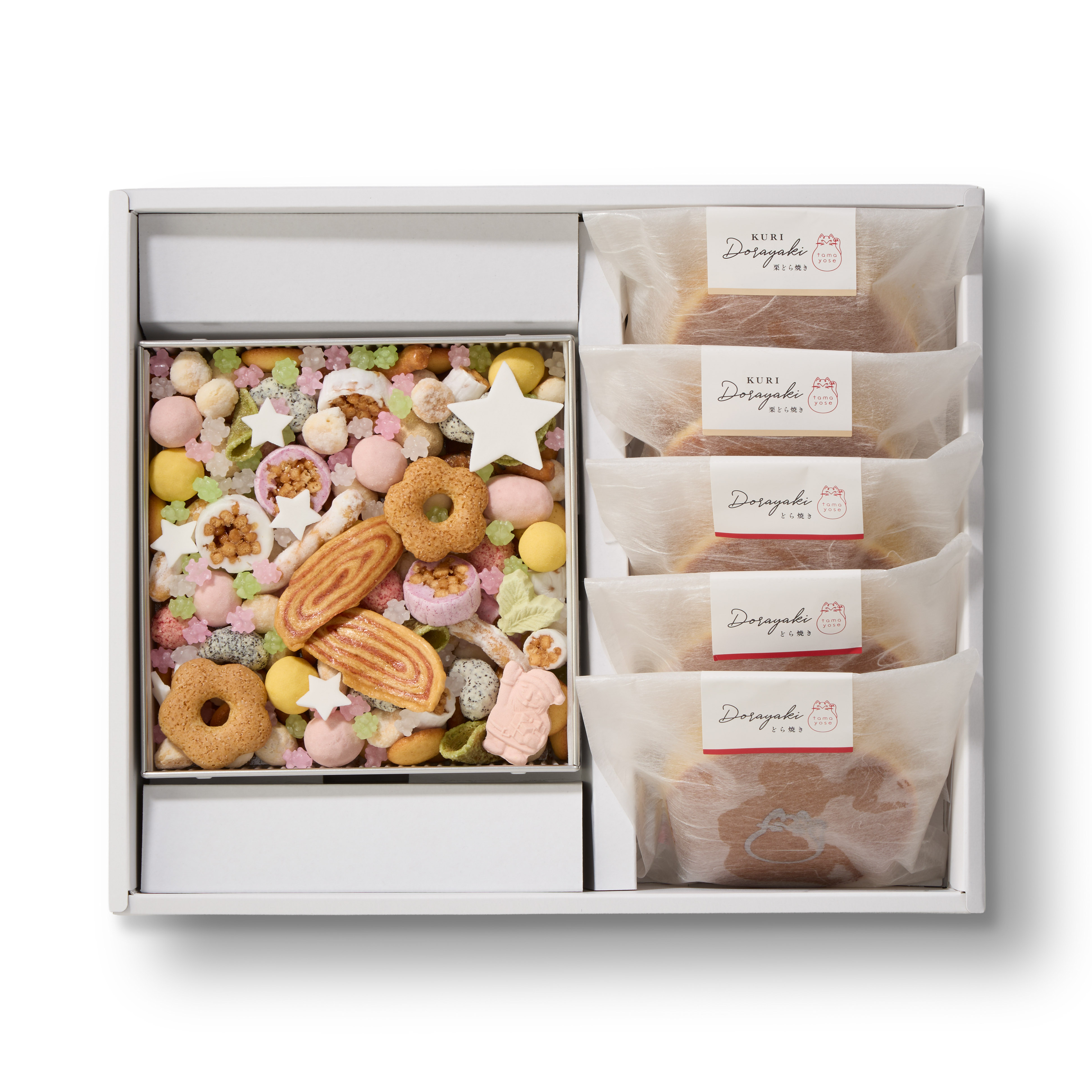 ふきよせ甘い缶Christmas＋どら焼き詰め合わせセット | tamayose